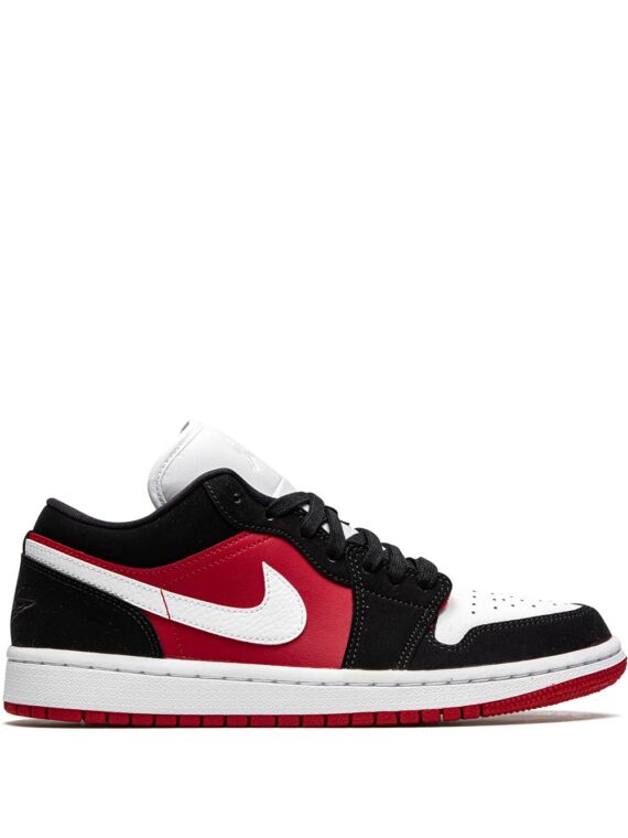 נייק ג'ורדן -NIKE AIR JORDAN 1 LOW - Black/White/Gym Red