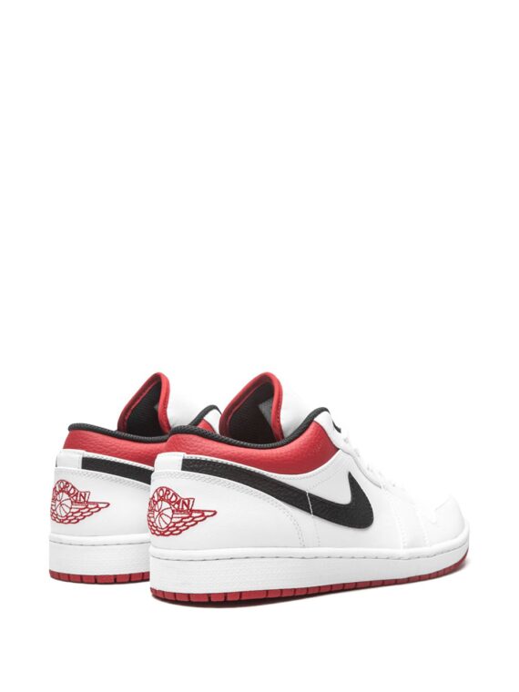 ⁦נייק ג'ורדן -NIKE AIR JORDAN 1 LOW - White/Gym Red⁩ – תמונה ⁦3⁩