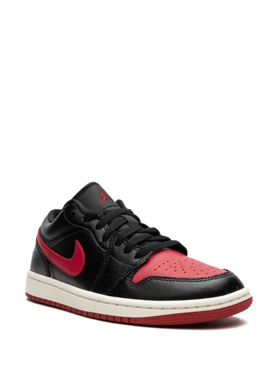 ⁦נייק ג'ורדן -NIKE AIR JORDAN 1 LOW - Bred Sail⁩ – תמונה ⁦2⁩