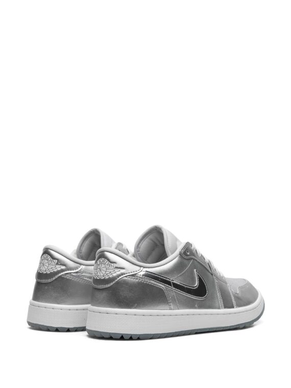 ⁦נייק ג'ורדן -NIKE AIR JORDAN 1 LOW - Gift Giving Silver-tone⁩ – תמונה ⁦3⁩