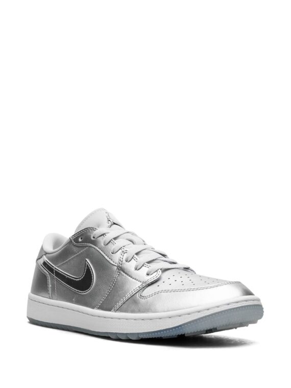 ⁦נייק ג'ורדן -NIKE AIR JORDAN 1 LOW - Gift Giving Silver-tone⁩ – תמונה ⁦2⁩