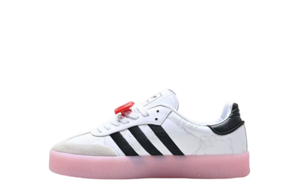 נעלי אדידס- Adidas Sambarose Sneakers White Black Pink