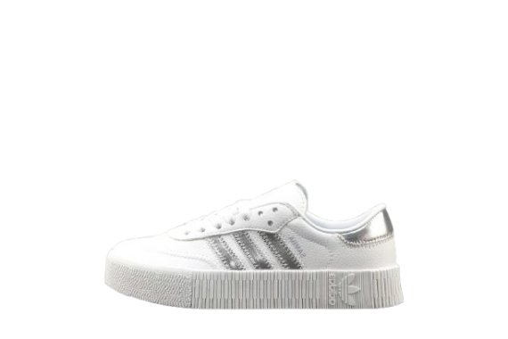 נעלי אדידס- Adidas Sambarose Sneakers White Silver