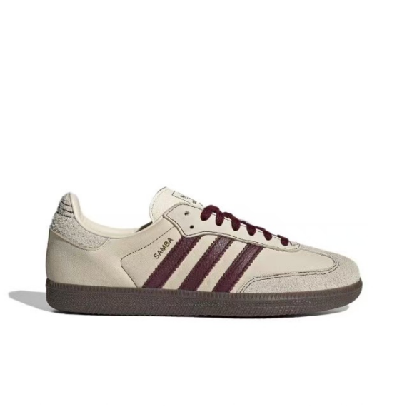 נעלי אדידס סמבה-Samba ADV Sneakers Gray Maroon