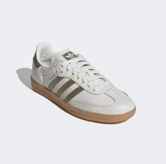 ⁦נעלי אדידס סמבה-Samba ADV Sneakers Silver Brown⁩ – תמונה ⁦3⁩